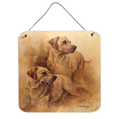 MICASA Yellow Labs by Michael Herring Wall or Door Hanging Prints MI733108